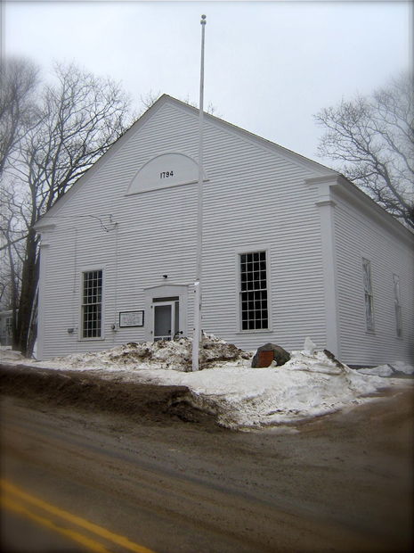 Click to enlarge Town hall in Sedgwick, Maine