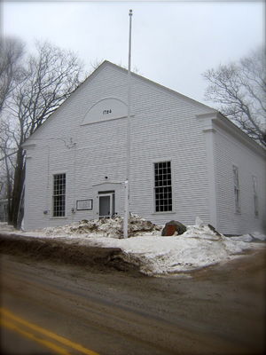 Town hall in Sedgwick, Maine