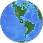 Map Nicaragua quake