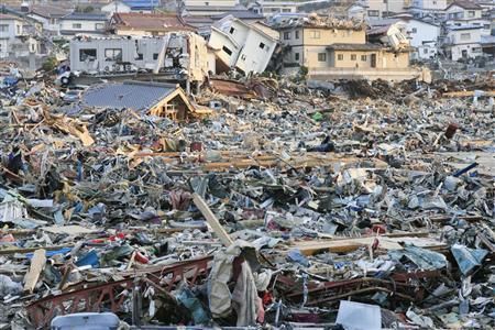 A destroyed landscape