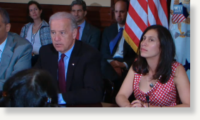 Click to enlarge Joe Biden, Victoria Espinel