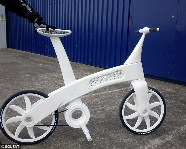 computer print bicycle