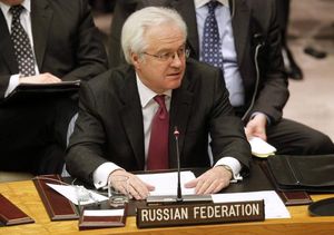 Click to enlarge Vitaly Churkin speaks