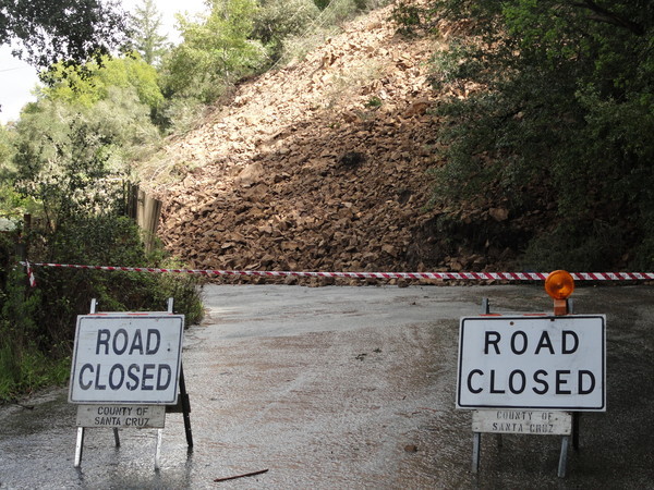 Click to enlarge Landslide