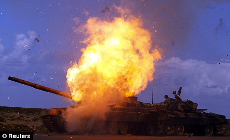 Click to enlarge bombed tank