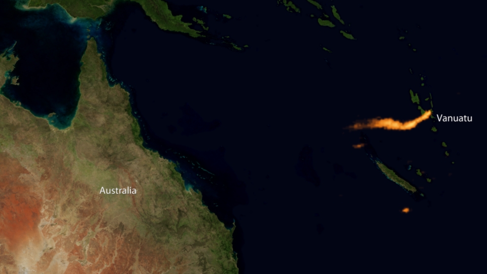 Click to enlarge Vanuatu Volcano