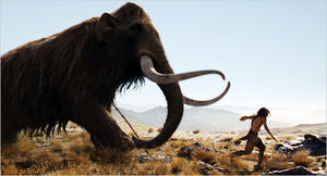 wooly mammoth & pre-clovis man