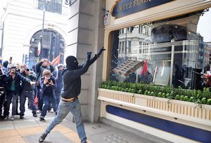 UK protester