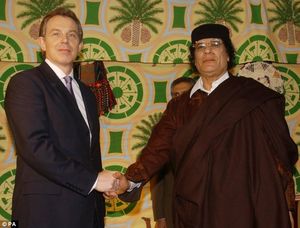 Click to enlarge Tony Blair Gaddafi