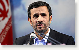 Iranian President Mahmoud Ahmadinejad