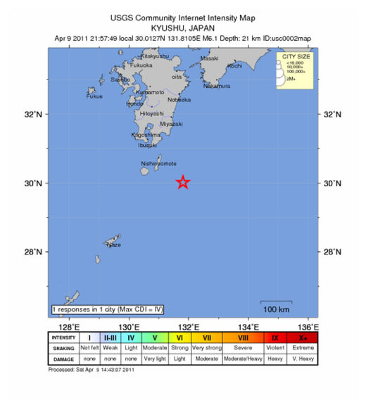 Kyushu Quake_090411