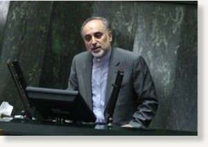 Click to enlarge Iranian Foreign Minister Ali Akbar Salehi