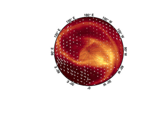 Click to enlarge Polar Region of Venus_1