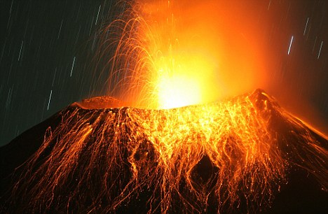 volcanic eruption