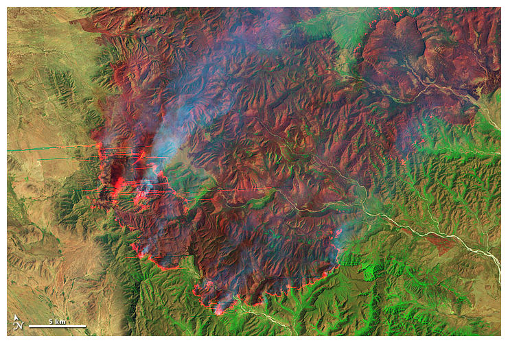 Large Fires in Northern Mexico Earth Changes