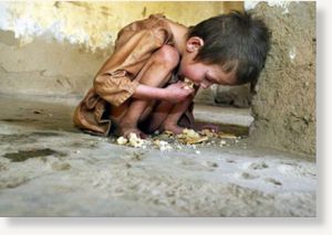 starving child