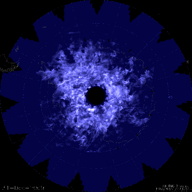 Noctilucent Cloud over S.Pole