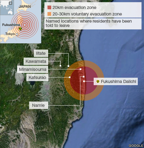 Click to enlarge evacuation zones