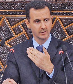 Click to enlarge Bashar al-Assad