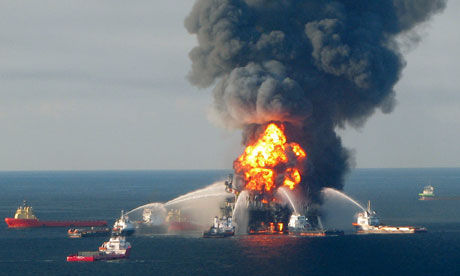 Click to enlarge Deepwater Horizon fire
