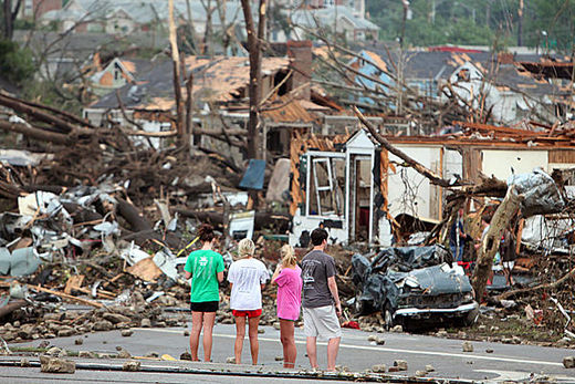 Click to enlarge Storm damage Tuscaloosa Alabama