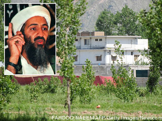 Osama + his house in Pakistan