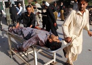 Pkistan bomb casualty