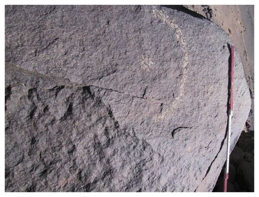Click to enlarge Etchings on Rock