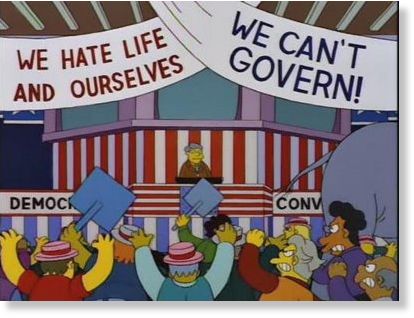 Click to enlarge Simpsons politics