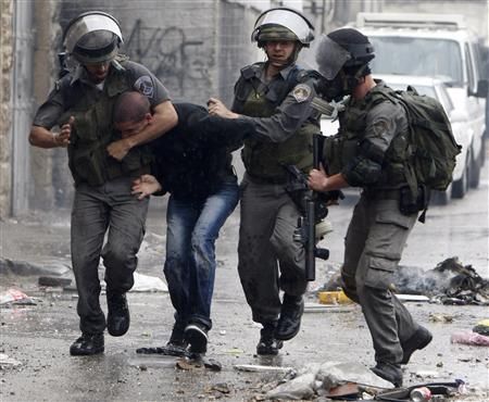 Israeli border policemen