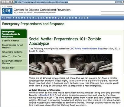 Click to enlarge CDC zombie apocalypse
