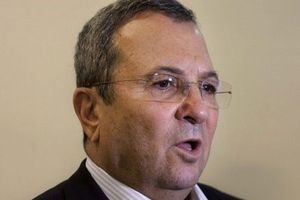 Israeli Defense Minister Ehud Barak