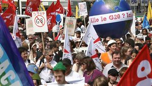 Click to enlarge France G8 Protest