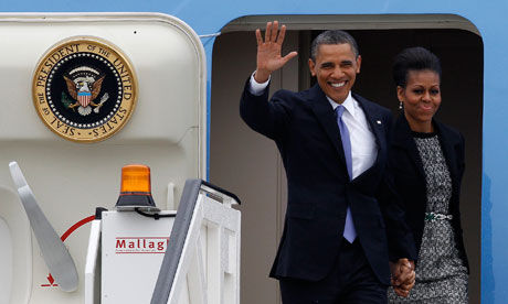 Obama Dublin airport