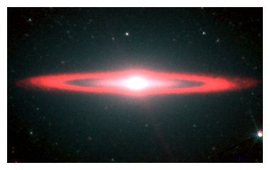 Click to enlarge Spinning Black Hole