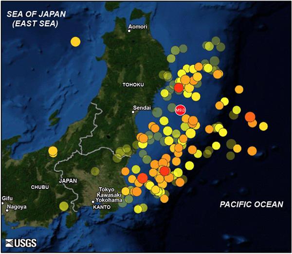 Japan Tremors