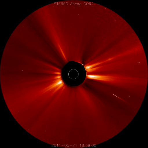 Click to enlarge Comet Plunges into Sun