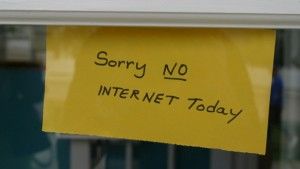 sorry, no internet