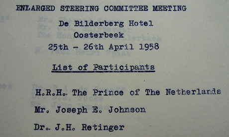 Click to enlarge Bilderberg steering committee 1958