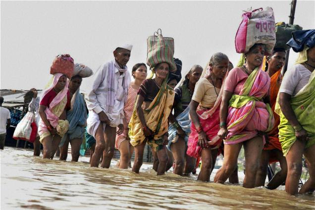 Flood Bihar, India