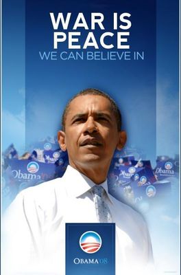 Obama war is peace