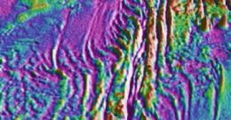 A view of the bends of the fracture zones