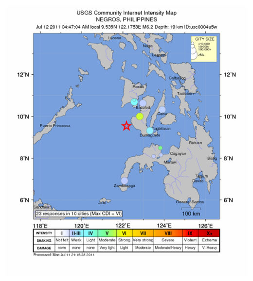 Philippines Quake_110711