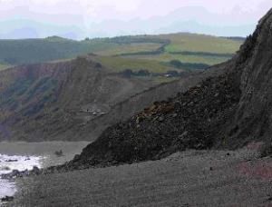 landslip in britport