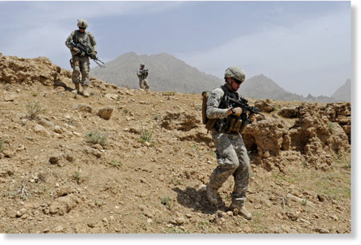 Click to enlarge Afghanistan troop surge