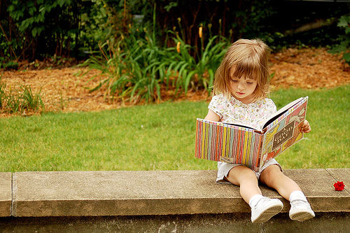 girl reading