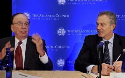 Blair and Rupert Murdoch