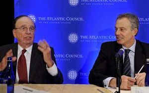 Blair and Rupert Murdoch