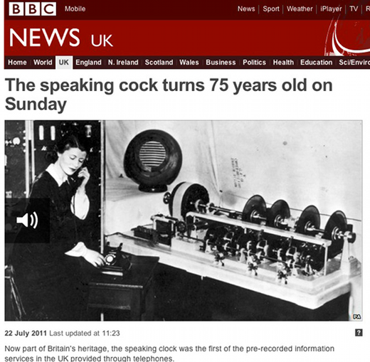 Speaking Cock
