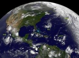 Click to enlarge Nasa captures 3 cyclones
